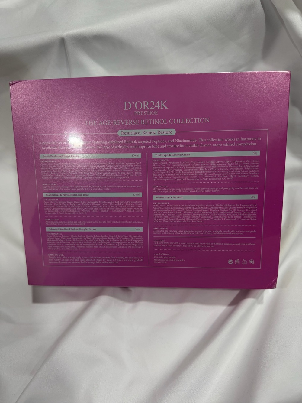 The Age Reverse Retinol Collection Box ~ $7,000 Retail - Picture 11 of 13